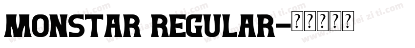 MONSTAR Regular字体转换